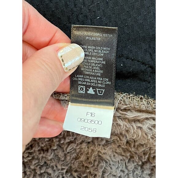 Kuhl Brown High Pile Fleece Vest Hoodie Small Gorpcore Outdoors WInter - Picture 9 of 13